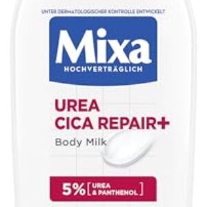 Mixa Urea Cica Body Lotion, beruhigende & schützende Körpermilch, mit Urea & regenerierendem Panthenol, für sehr trockene Haut, hochverträglich, beugt Hautirritationen vor Urea Cica Repair+, 250 ml