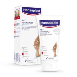 Hansaplast Anti Hornhaut Intensiv-Creme (75 ml), Fußcreme zum Hornhaut entfernen, feuchtigkeitsspendende Hornhaut Creme pflegt sehr trockene Haut mit Urea