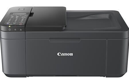 Canon PIXMA TR4755i Multifunktionsdrucker 4in1 (Tintenstrahl, Drucken, Kopieren, Scannen, Faxen, A4, WLAN, Apple AirPrint, 20 Blatt ADF, Duplexdruck, kompatibel mit Pixma Print Plan ABO) schwarz
