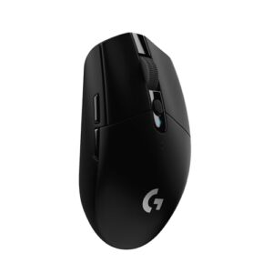 Logitech G305 LIGHTSPEED kabellose Gaming-Maus mit HERO 12K DPI Sensor, Wireless Verbindung, 6 programmierbare Tasten, 250 Stunden Akkulaufzeit, Leichtgewicht, PC/Mac – Schwarz