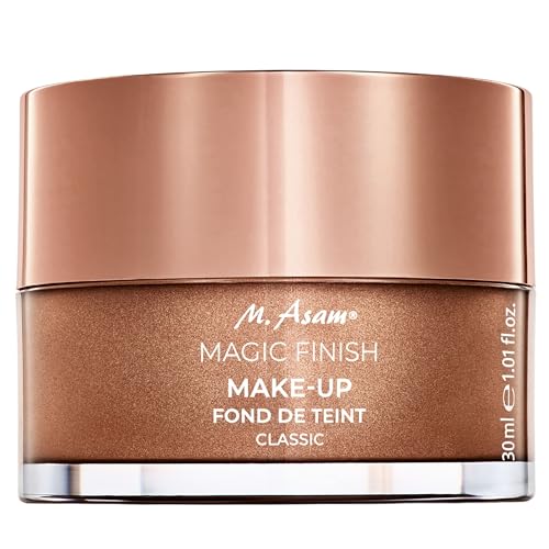 M. Asam Magic Finish Make Up Mousse Classic (30ml), 4-in-1 Primer, Make up, Puder & Concealer, Kaschiert, Gleicht aus, Verschönert & Perfektioniert - Für helle bis mittlere Haut, Vegan