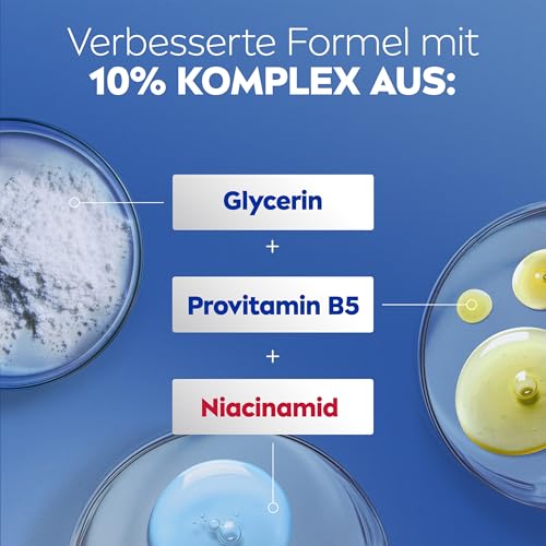 NIVEA Body Lotion Repair & Care, Körpercreme für sehr trockene Haut & zur Linderung von Spannungsgefühlen, Körperlotion mit Glycerin, Niacinamid & Provitamin B5 (400 ml) – Bild 5