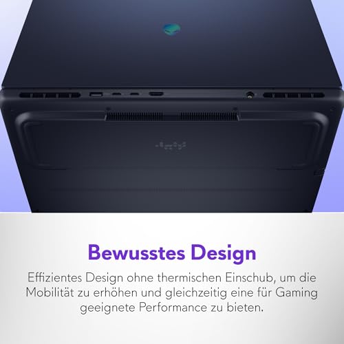 Alienware 16 Aurora Gaming Laptop AC16250 16" WQXGA 120Hz 100% sRGB Display, Intel Core 7 240H Series 2, NVIDIA GeForce RTX 5060, 16GB RAM, 1TB SSD, Windows 11 Home, Weiß beleuchtete QWERTZ-Tastatur – Bild 3