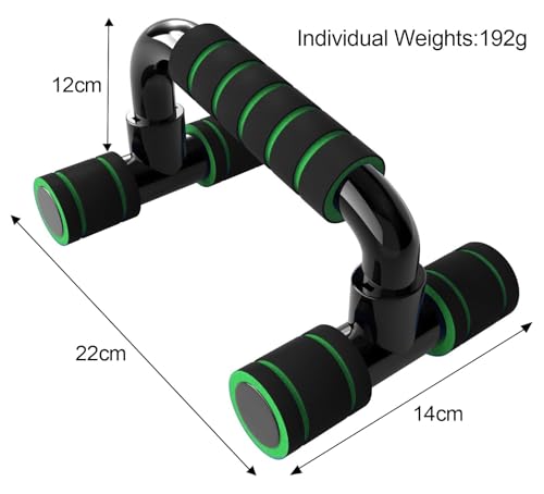 Liegestützgriffe Push Up Bars Fitnessstudio-Übungsgeräte Fitness 1 Paar Liegestützgriffe mit Gepolstertem Schaumstoffgriff und Rutschfester, Stabiler Struktur für Männer & Frauen – Bild 6