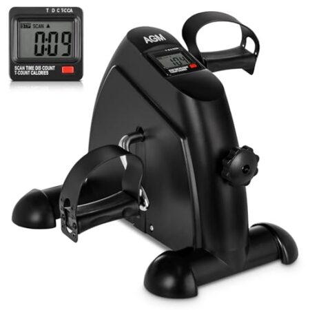 AGM Mini Fitnessbike für zuhause, Arm und Beintrainer Heimtrainer, Sportgerät Mini Bike, Hometrainer Mini Fahrrad Bewegungstrainer Fitnessgerät für Zuhause Büro - Produktbild