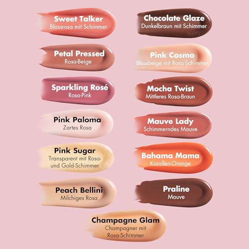 e.l.f. Lip Plumping Gloss, hochglänzende flüssige Lippenfarbe, sorgt für vollere Lippen und einen pralleren Schmollmund, feuchtigkeitsspendende Formel, vegan und tierversuchsfrei, Sparkling Rosé – Bild 5