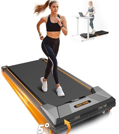 Laufband für Zuhause und Büro BestGod, Walking Pad mit Steigung 5%, Laufbänder 2.5 HP, leises Walking Pad mit Fernbedienung, bis 150 kg Belastbar