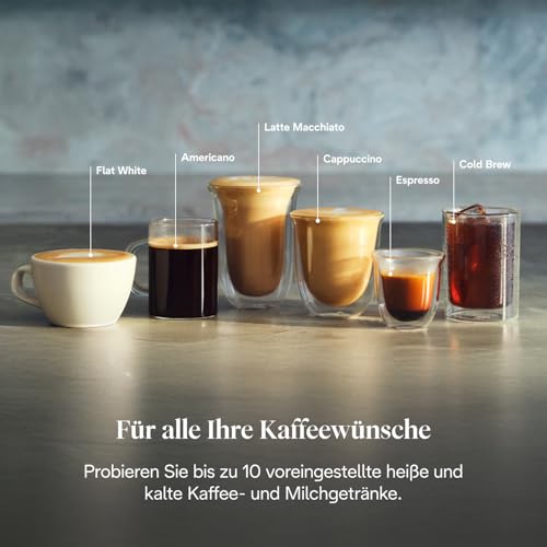 De’Longhi La Specialista Touch - Perfetto Siebträgermaschine Espressomaschine mit Mahlwerk, 10 Getränke, Cold Brew, automatische und manuelle Milchaufschäumung, Touchscreen, Metall (EC9455.M) – Bild 5