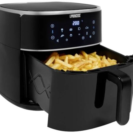 Princess 01.182254.01.001 Hot Air Fritteuse 1800 W Antihaftbeschichtung, Hot Air Funktion, Timerf