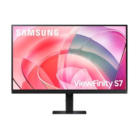 Samsung ViewFinity S70D 4K-Monitor 27 Zoll, UHD, 3.840 x 2.160, 60 Hz, HDR10, Easy Setup-Ständer, Eye Saver Mode, LS27D700EAUXEN - Produktbild