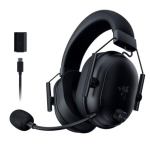 Razer BlackShark V2 HyperSpeed für PC – Kabelloses ultra leichtes E-Sport Gaming-Headset (280g, HyperClear Super-Breitband-Mik, TriForce Titanium 50-mm-Treiber, Bluetooth) Schwarz