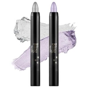 Boobeen Eyeshadow Pencil Crayon Wasserfester Lidschattenstift Shimmer Cream Eyeshadow Pen Erstellen Sie glitzerndes Augen-Make-up, einfach zu verwenden