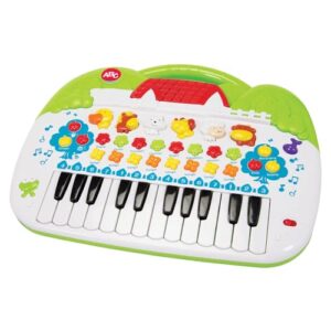 Simba 104018188 – ABC Tier-Keyboard, mit verschiedenen Sounds und Einstellfunktionen, 28x39cm, ab 3 Jahre