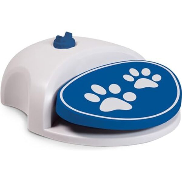 CoolPets Splash Water Fountain – Wasserspaß für Haustiere – Lieferung mit Zwei Düsen – Trinkwasser für Hunde – Trinkbrunnen für Haustiere – Blau