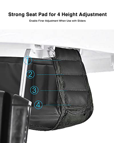 UBRAVOO Verstellbare Lauflernhilfen, Leicht zu reinigendes Tablett, Universal-Rollator Anti-Rollover Folding Walker für Mädchen Jungen 6-18 Monate (Schwarz) – Bild 6