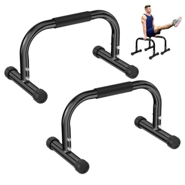 Legpador 1 Paar Liegestützgriffe, Calisthenics Equipment, Push Up Bars, Fitness Parallettes, Handstand Griffe Barren, Liegestütze Griff, Ständer Pushup Stand, Liegestützstangen, für Heim-Fitness