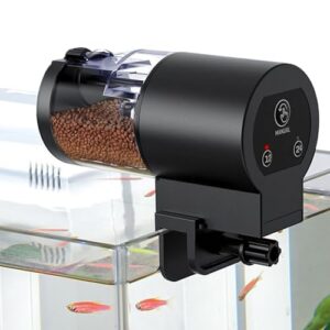 Automatischer Fischfutterautomat | 100ml Intelligenter Futter Spender | Futterautomat Für Aquarium | Für Schildkröten Kampffisch Kleines Aquarium Zuhause Büro Reise