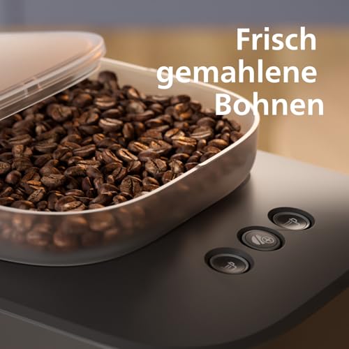PHILIPS Baristina Espressomaschine und Milchaufschäumer Paket – Automatisches Mahlen, Tampen & Brühen, 16 Bar, Kaffeemaschine mit Mahlwerk & Siebträger, leichte Reinigung, Schwarzgrau (BAR303/60) – Bild 6