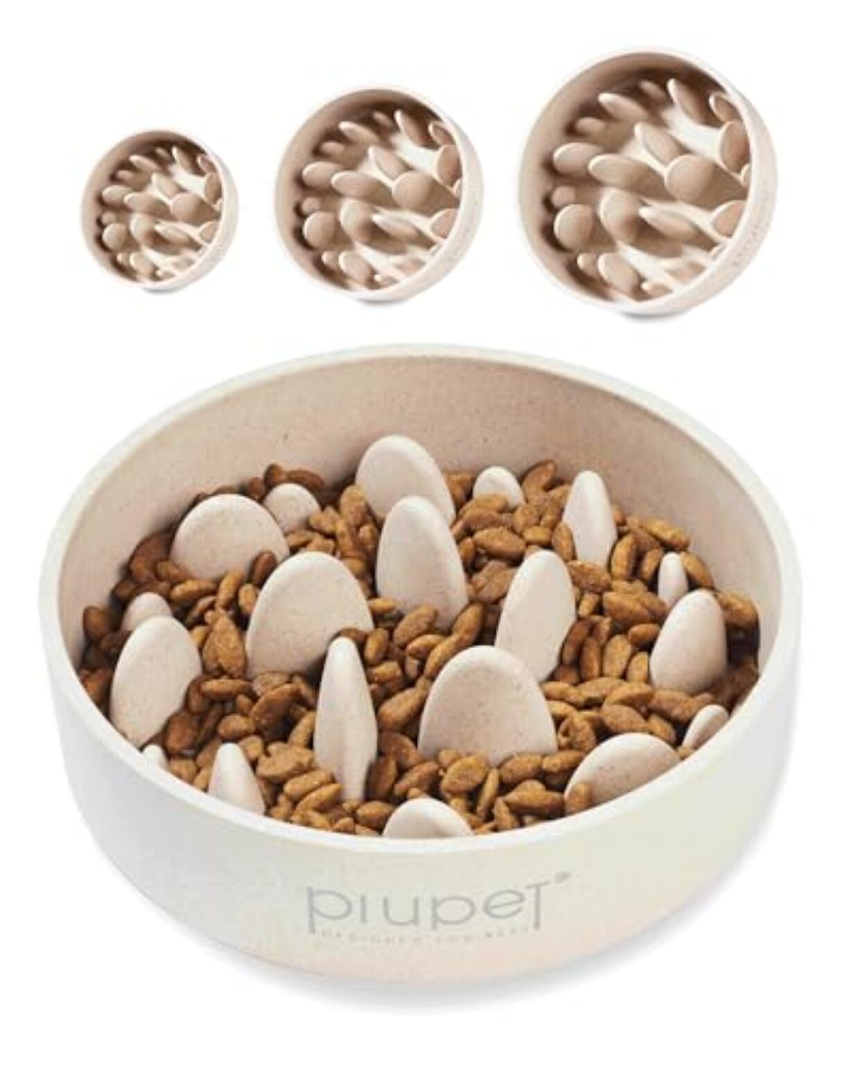 PiuPet® Antischlingnapf Hunde I 1,4L I Spülmaschinenfest | Schlingnapf Hunde groß I Anti Schling Napf Hund | Slow Feeder Hundenapf | Futternapf Hund | Dog Bowl