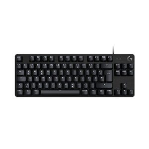 Logitech G413 TKL SE Mechanische Gaming-Tastatur – Mit Hintergrundbeleuchtung und taktilen mechanischen Schaltern, Anti-Ghosting, Kompatibel mit Windows, macOS, Deutsches QWERTZ-Layout – Schwarz