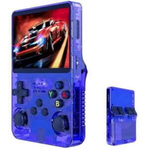 Infinity Console™ Alles in einemRetro-Gaming R36S Retro Tragbarer Handheld Spielkonsolen 64G 3,5″ IPS Bildschirm mit 20000 Klassischen Spielen, Pocket für Jugendliche