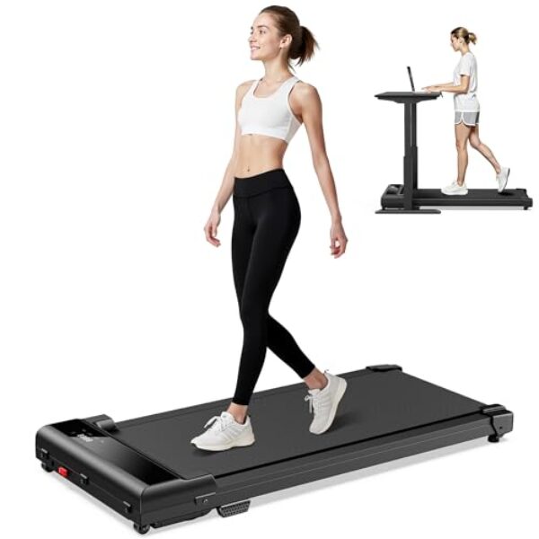 Walking Pad Laufband Schreibtisch für Zuhause- 3 in 1 Treadmill Walkingpad at Home Office Büro 1-6km/h Mini Tragbares Gehband Laufbänder Unter Desk Leises Tretmühle Klein Lauf Running Machine, Avnbdao