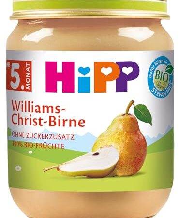 HiPP Früchte Williams-Christ-Birne, 6er Pack (6 x 125 g)