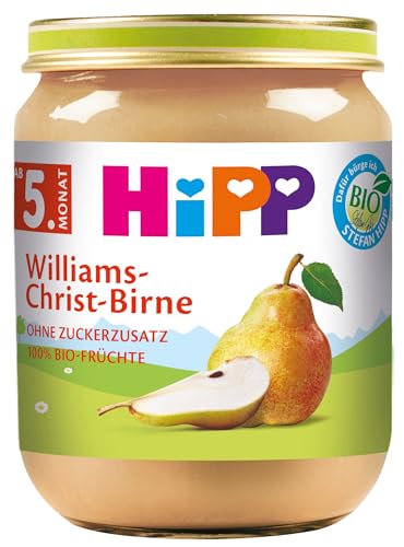HiPP Früchte Williams-Christ-Birne, 6er Pack (6 x 125 g)