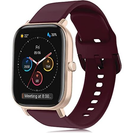 Armband für Amazfit GTS, 20 mm, Ersatzarmband aus Silikon, für Amazfit GTS 2, Amazfit GTS 2 Mini, Amazfit Bip, Amazfit GTS 3, Amazfit GTS 2e, Amazfit GTR 42 mm