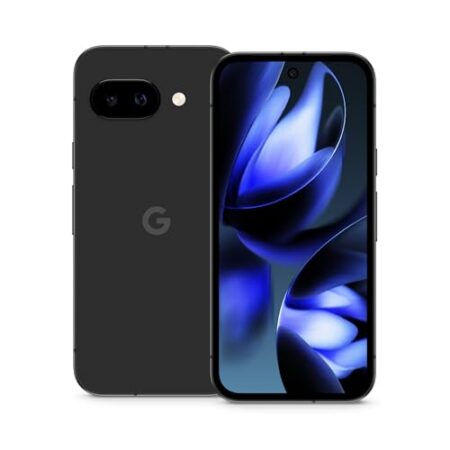 Google Pixel 9a: Android-Smartphone ohne SIM-Lock, mit KI-Kamera, 24 Stunden Akkulaufzeit und leistungsstarken Sicherheitsfunktionen – Obsidian, 128GB - Produktbild