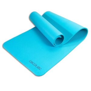 Cecotec Fitnessmatte – Pilates – Yoga – Funktionelles Training – 183x61cm DrumFit Mat. 1 cm dick, hergestellt aus widerstandsfähigem und rutschfestem NBR-Material, mit Tragegriff, leicht zu reinigen