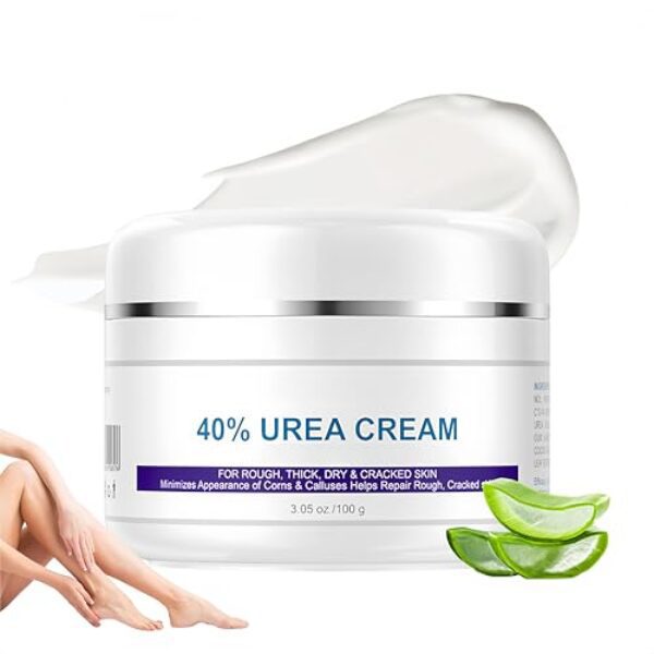 Urea Creme 40 Prozent – Urea Creme Hornhaut Entfernen Fuß – Fusscreme Sehr Trockene Füsse Hornhaut – Nährend Schrundensalbe Füße – urea Bodylotion für Füße, Hände und Ellbogen