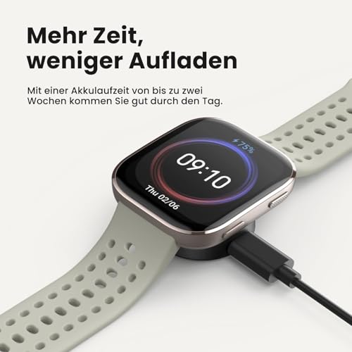 Amazfit Bip 6 Smart Watch 46mm, 14 Tage Akku, 1.97“ AMOLED, GPS & kostenloses Kartenmaterial, AI, Bluetooth Anruf Textfunktion, Gesundheits, Fitness Schlaf-Tracker, 140+ Trainingsmodi, 5 ATM – Bild 4