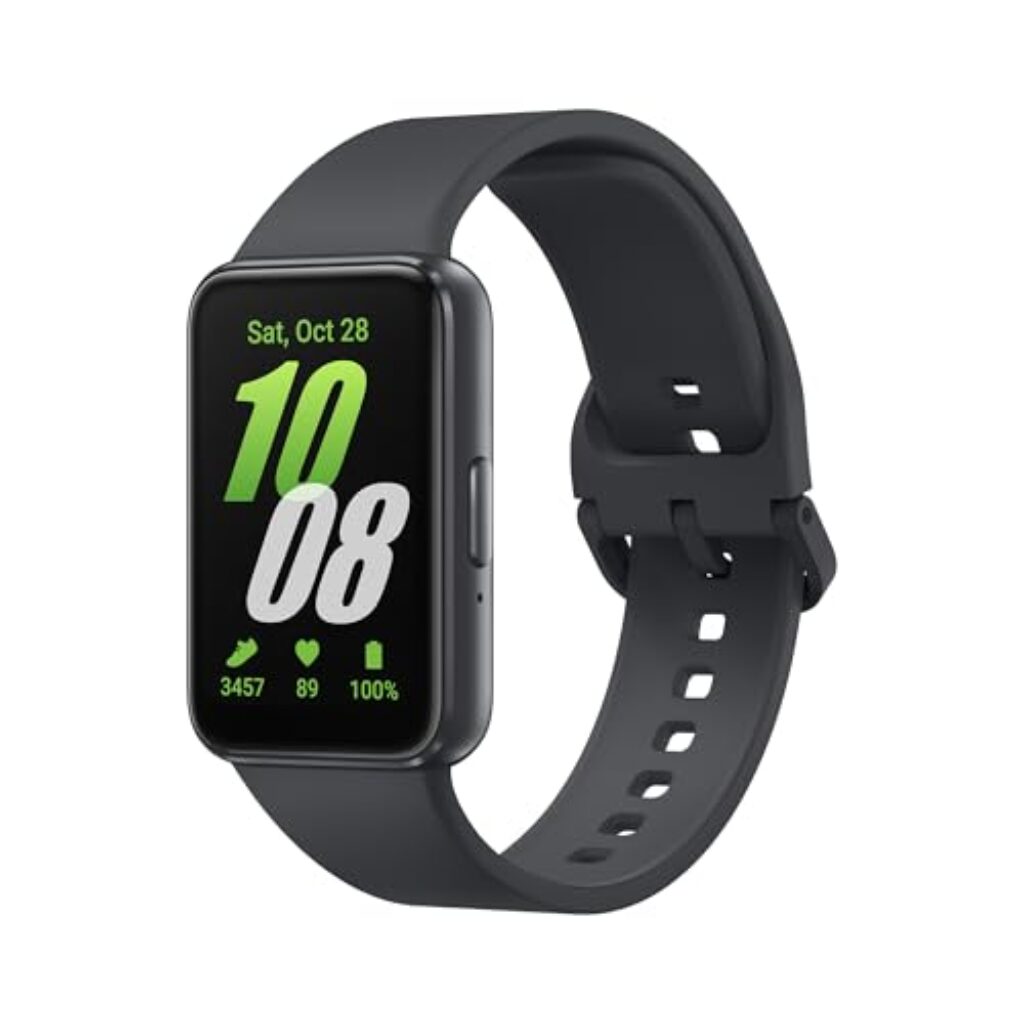 Samsung Galaxy Fit3 Smartwatch, Fitness-Uhr als Fitness Tracker und Aktivitätstracker, Gray, Inkl. 36 Monate Herstellergarantie [Exklusiv bei Amazon] - Produktbild