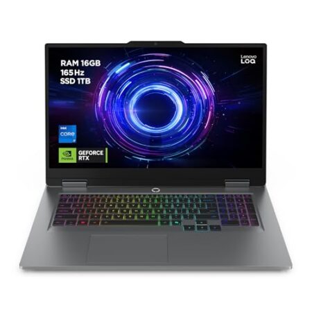 Lenovo LOQ Gaming AI Laptop | 17.3" Full HD 165Hz Display | NVIDIA GeForce RTX 5070 | Intel Core i7-14700HX | 16GB RAM | 1TB SSD | Win11 | QWERTZ | 24-Zonen-RGB-Tastatur | Grau ...