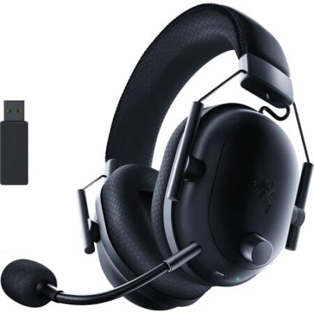 Razer BlackShark V2 Pro (2023) für PC - Kabelloses Premium Esports Headset (HyperClear Super-Breitband-Mikrofon, Triforce Titanium 50mm Treiber, HyperSpeed Wireless-Technologie,...