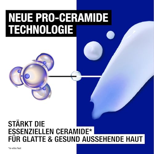 Neutrogena Deep Moisture Bodylotion mit Mandelöl, sofort einziehende Körperlotion für 72h intensive Feuchtigkeit, nicht fettende Hautpflege Lotion mit Pro-Ceramide Technologie für trockene Haut 250 ml – Bild 5