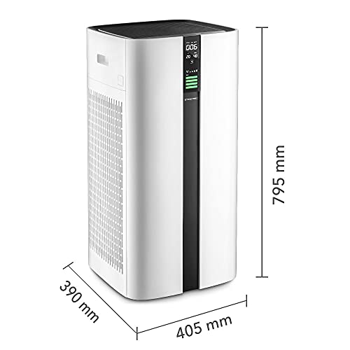 TROTEC Luftreiniger AirgoClean 350 E – HEPA Filter für Allergiker – Räume bis 120 m²/300 m³, Gebläsestufen 4, entfernt 99,97% aller Partikel, Pollen, Staub – Bild 4