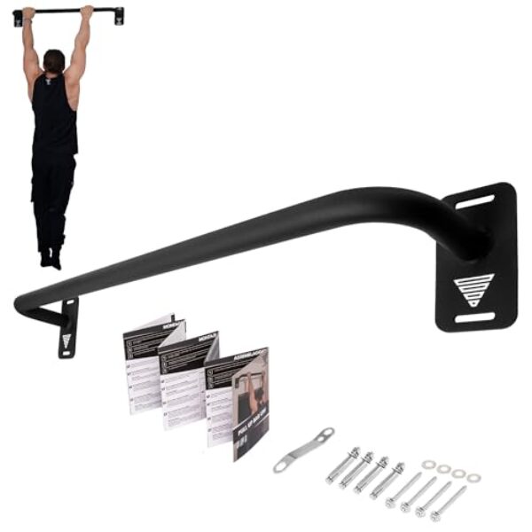 GORNATION Klimmzugstange Türrahmen, Klimmzugstange für Tür, Multifunktionale Pull Up Bar, Perfekt für Calisthenics, Klimmzüge, Chin Ups, Push Ups & Mehr, Reckstange für Ganzkörpertraining