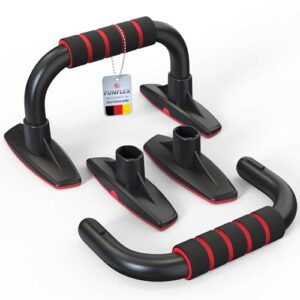 FUNFLEX Liegestützgriffe für effektives Oberkörpertraining – Push-up Bars mit rutschfestem Griff & stabilem Design – Handgelenkfreundlich – Trainingsgerät für Männer & Frauen – Fitness Zuhause