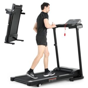 Novonova Klappbares Laufband für Zuhause 14 KM/H Walking Pad Treadmill mit LED-Display und 12 Trainingsprogrammen, NV-T3801