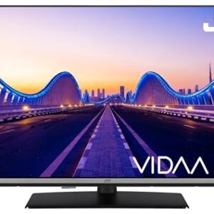 JVC Fernseher 32 Zoll Smart TV VIDAA LT-32VDF5455 Full HD Fernseher, HDR TV mit integriertem Triple-Tuner, LED TV schwarz