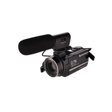 AgfaPhoto Realimove CC2700 – Caméscope Numérique, Vidéo 2.7K, 24MP, Écran Tactile 3’’, Zoom 18X, Télécommande, 2 Batteries, Micro, Batterie Lithium - Noir - Produktbild