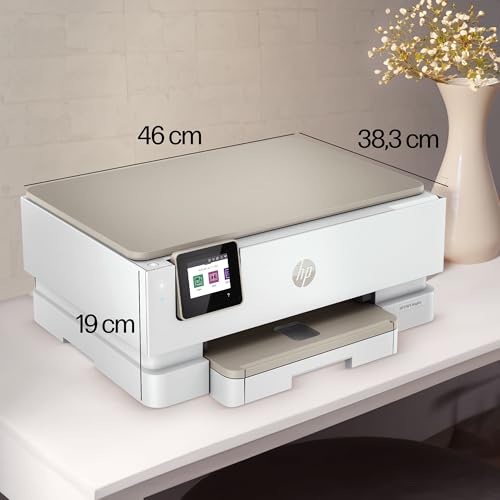 HP Envy Inspire 7220e Multifunktionsdrucker, Tintenstrahldrucker, 6 Monate gratis drucken Instant Ink inklusive, Drucken, Scannen, Kopieren, Fotodruck, DIN A4, WLAN, Airprint – Bild 5