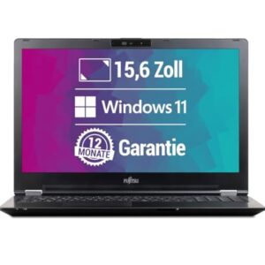 Fujitsu LifeBook U7510 15,6 Zoll Full HD Laptop Intel Core i3-10110U@ bis zu 4,1 GHz 8 GB 256 GB SSD mit Windows 11 Pro & GRATIS Antiviren-Software inkl. 12 Monate Garantie