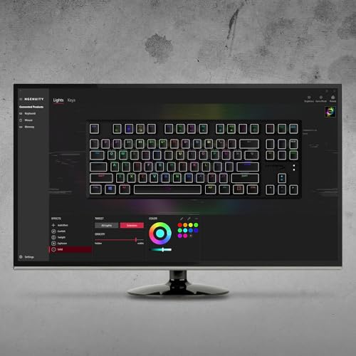 HyperX , USB-A, Alloy Origins Core – RGB Mechanische Gaming Tastatur, Tenkeyless, HyperX Red switches (DE layout) – Bild 6