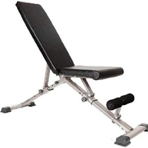 SMSOM Verstellbare Hantelbank for Home Gym, faltbar Workout Bench Press, Indoor Multi-Purpose Exercise Neigung Decline-Bank (Farbe: Schwarz)