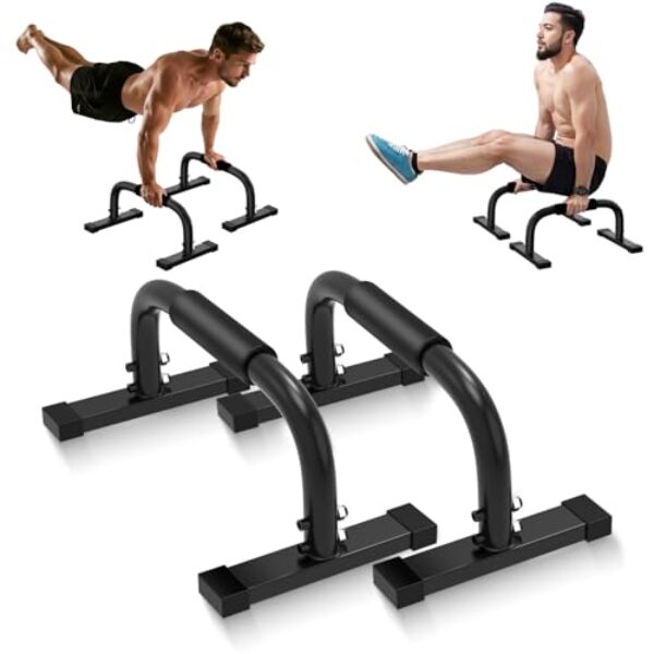 Parallettes Bars, Parallettes Liegestützgriffe Calisthenics, 300Kg/661lbs Push Up Stand Bars Equipment Fitnessgeräte, Parallettes Calisthenics für Muskeltraining und Krafttraining