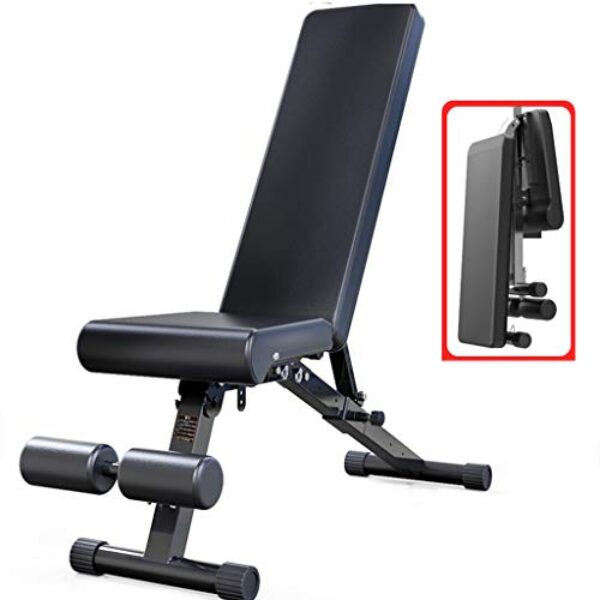 ZHEN GUO Faltbare Neigung Bauchmuskelbank Sit-Up Exerciser Adjustable Bench Bauch Twister Trainer Training Ausrüstung Maschine Home Gym mit Rudergerät