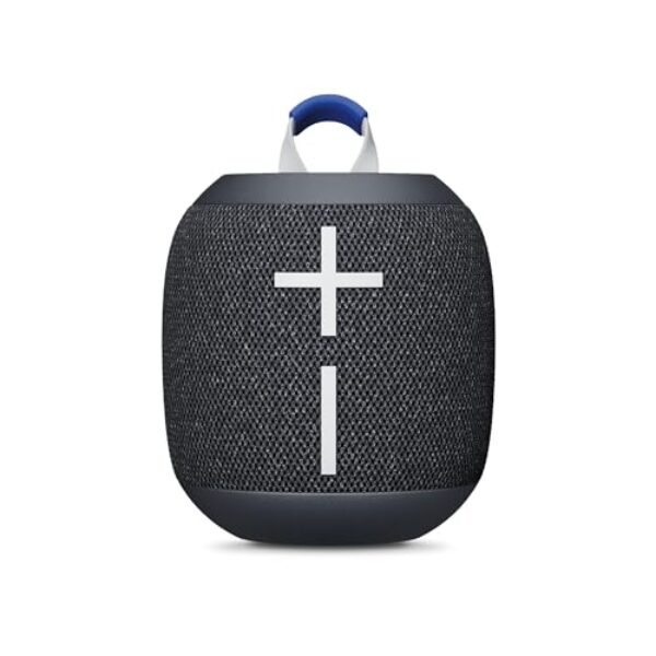Ultimate Ears Wonderboom 4 – mobiler, wasserdichter Bluetooth-Lautsprecher mit satten Tiefen und 360-Grad-Klang, staubdichter, schwimmfähiger Lautsprecher mit Einer Reichweite von 40m – Schwarz